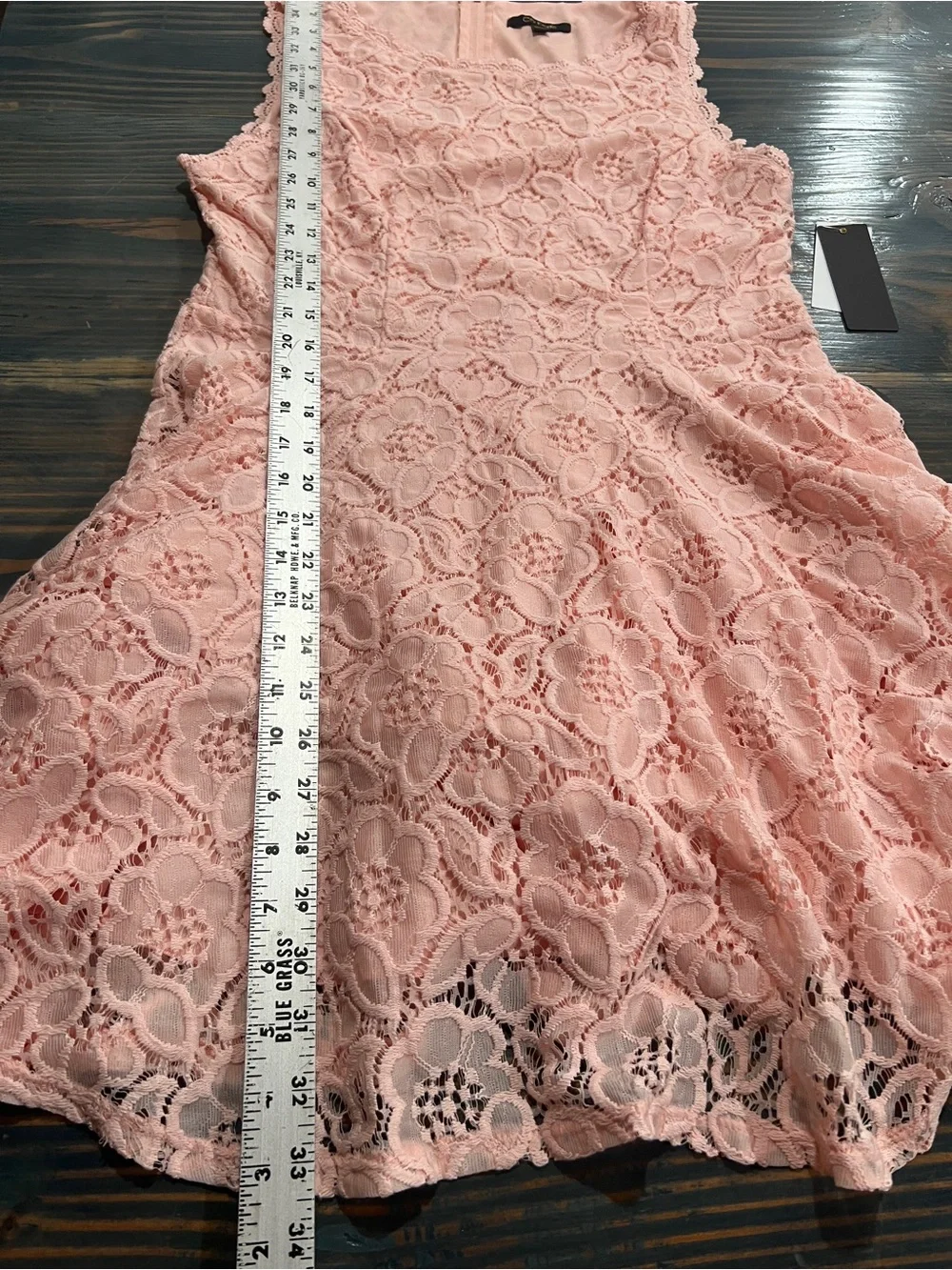 City Studio Girls Delicate Pink Lace Fit & Flare Dress Size 13 NWT